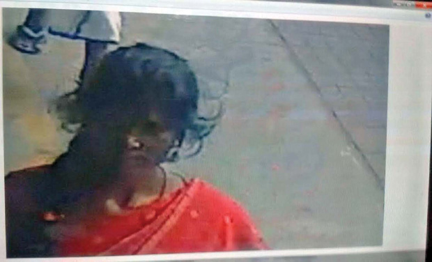 CCTV footage of suspect. CCTV footage of suspect.